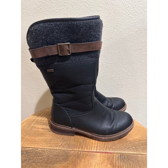 Rieker Dominika black riding boots size 38 (7) - Picture 1 of 7